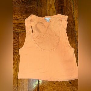 Topshop Peach Tank Top